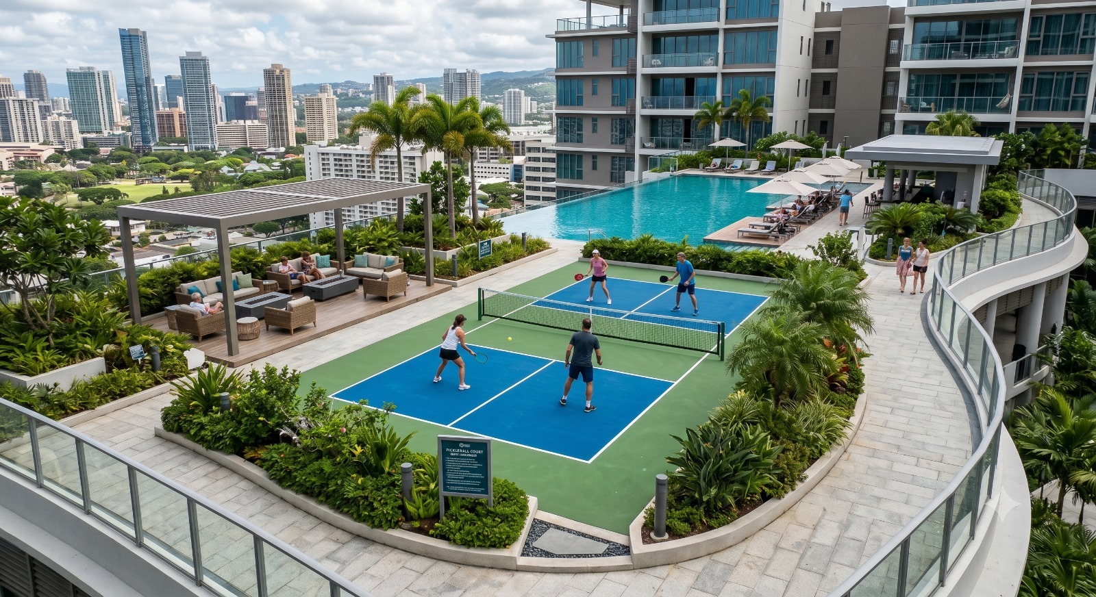 Indoor Badminton Court